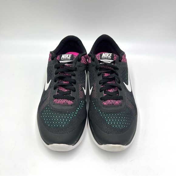 Nike Womens Size 7 In Season‎ Tr 5 830750-011 Black Pink Running Shoes Sneakers - Picture 2 of 12